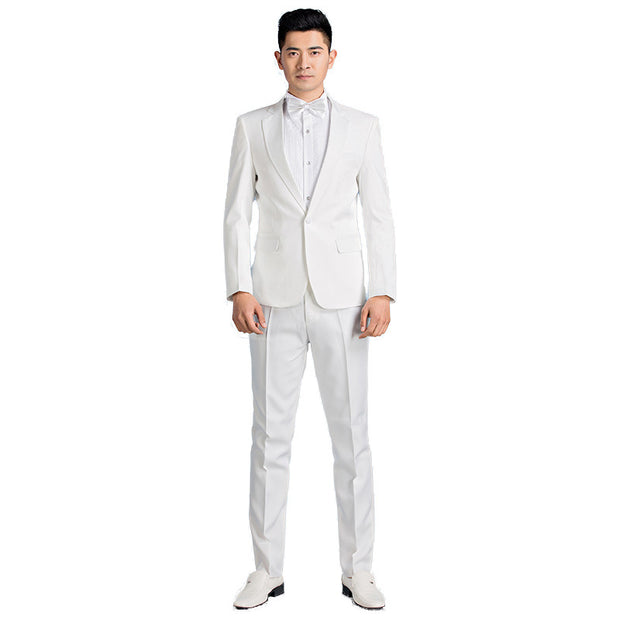 Suit Best man dress male leisure suit suit studio plus size performance suit young host spring summer