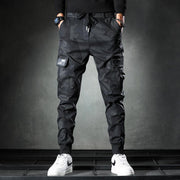 Spring/summer thin camouflage casual pants men's fashion brand 2021 new slim-fit elastic waist corset cargo long pants
