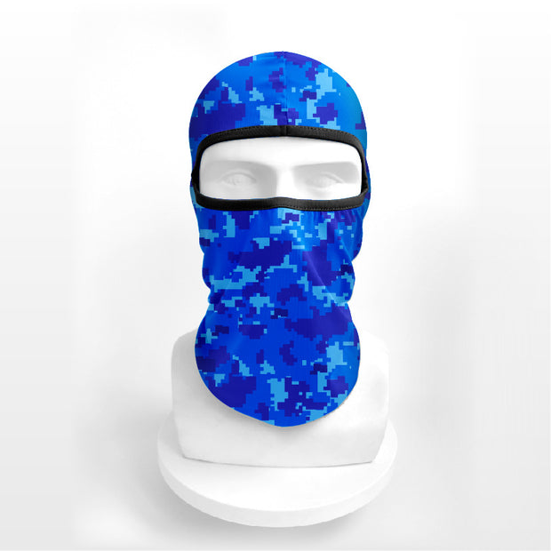 【 Customizable flower pattern 】 Outdoor motorcycle riding , head cover, windproof headscarf, inner liner, sun-protective hat
