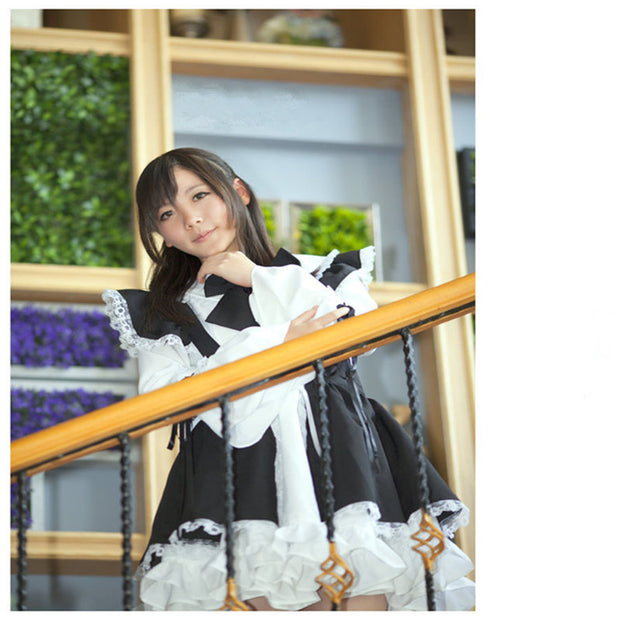 Classic maid outfit black and white maid outfit