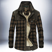 Men Thicken Warm Fleece Jackets Coats