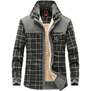 Men Thicken Warm Fleece Jackets Coats