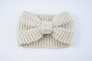 Two Vertical Bow Knitted Headbands
