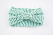 Two Vertical Bow Knitted Headbands