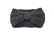 Two Vertical Bow Knitted Headbands