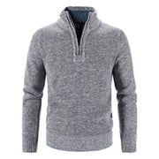 New Fall/winter 2022 men's cashmere and heavy coat solid color cardigan sweater large size