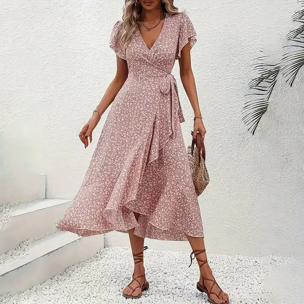 Women's Summer Floral Boho Dress