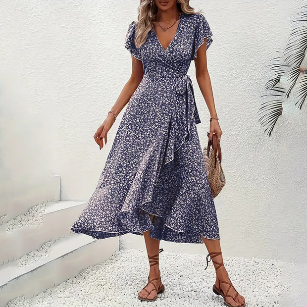 Women's Summer Floral Boho Dress