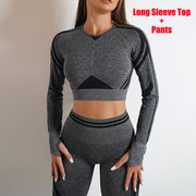 Long Sleeve Tops Outfits Butt Lifting Slim Workout Sportswear Clothing