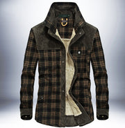 Men Thicken Warm Fleece Jackets Coats