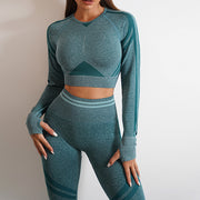 Long Sleeve Tops Outfits Butt Lifting Slim Workout Sportswear Clothing