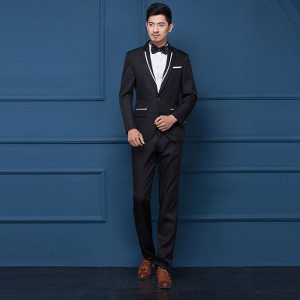 Suit Best man dress male leisure suit suit studio plus size performance suit young host spring summer
