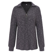 Women's Casual Lapel Pullover Knit Tops