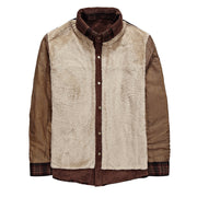 Men Thicken Warm Fleece Jackets Coats