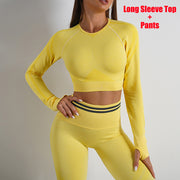 Long Sleeve Tops Outfits Butt Lifting Slim Workout Sportswear Clothing