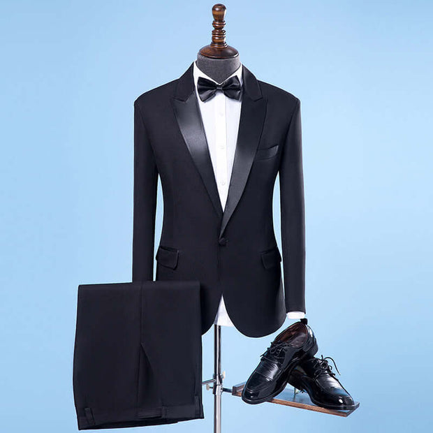 Suit Best man dress male leisure suit suit studio plus size performance suit young host spring summer