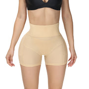 Cross border high-waisted tummy Tuck Breathable fake butt lift pants High-bounce tummy Tuck Pants Women's boxer leggings High-waisted tummy tuck