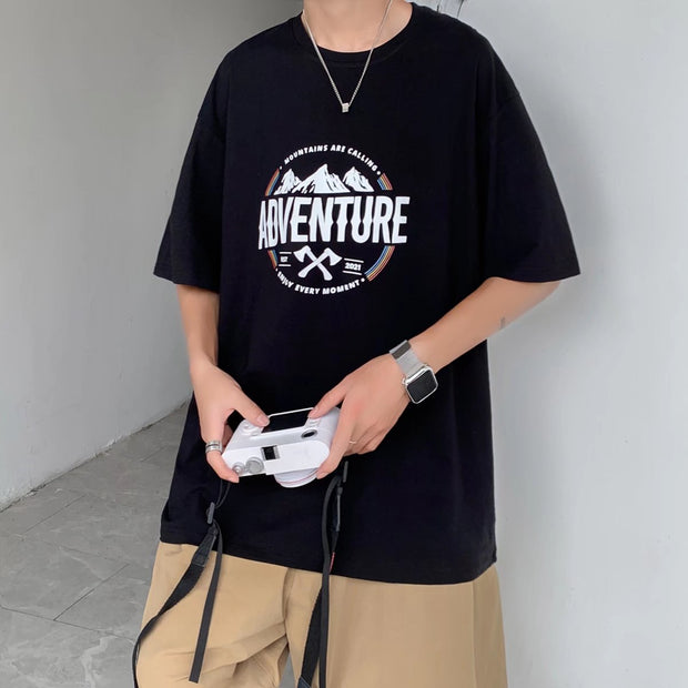 Short sleeved loose oversize base