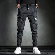Spring/summer thin camouflage casual pants men's fashion brand 2021 new slim-fit elastic waist corset cargo long pants