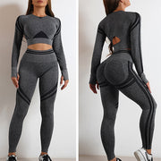 Long Sleeve Tops Outfits Butt Lifting Slim Workout Sportswear Clothing