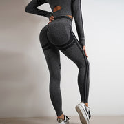 Long Sleeve Tops Outfits Butt Lifting Slim Workout Sportswear Clothing