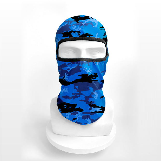 【 Customizable flower pattern 】 Outdoor motorcycle riding , head cover, windproof headscarf, inner liner, sun-protective hat