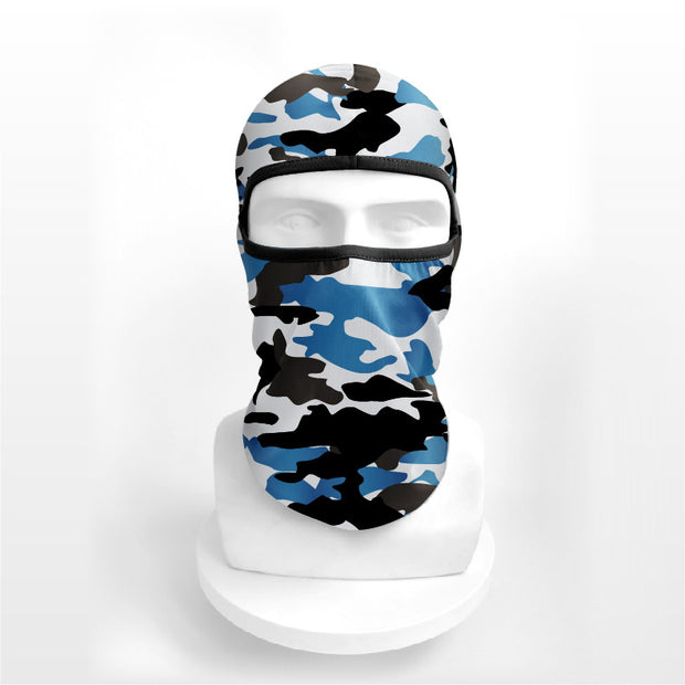 【 Customizable flower pattern 】 Outdoor motorcycle riding , head cover, windproof headscarf, inner liner, sun-protective hat
