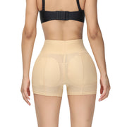 Cross border high-waisted tummy Tuck Breathable fake butt lift pants High-bounce tummy Tuck Pants Women's boxer leggings High-waisted tummy tuck