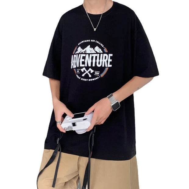 Short sleeved loose oversize base